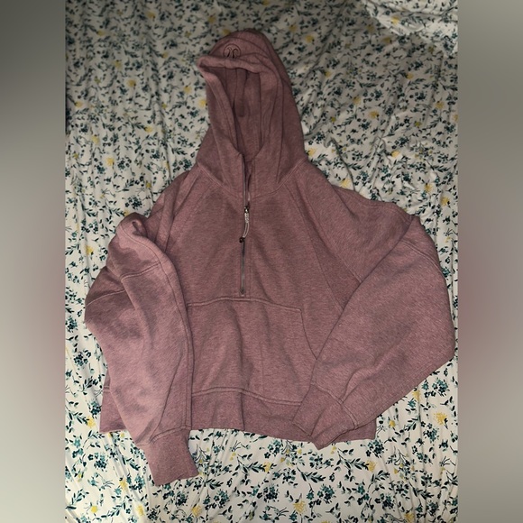Pink half zip lululemon hoodie - Picture 1 of 1